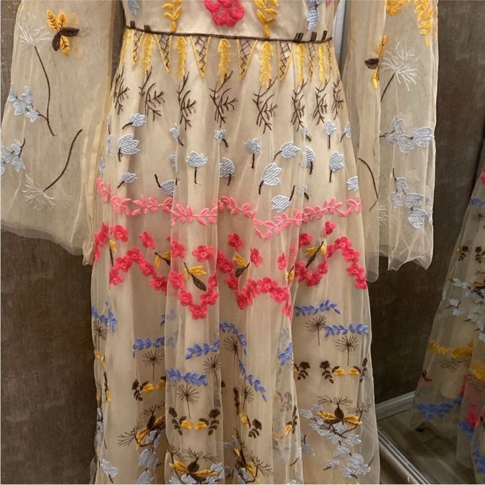 Floral Embroidered Maxi Dress - Picture 10 of 15